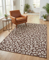 Savannah Escape Collection Area Rug -  Amazon (Brown) Rectangle Brown  lifestyle 5