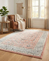 Adriana Terrace Collection Area Rug - Capri (Rose) Rectangle Rose  lifestyle 19
