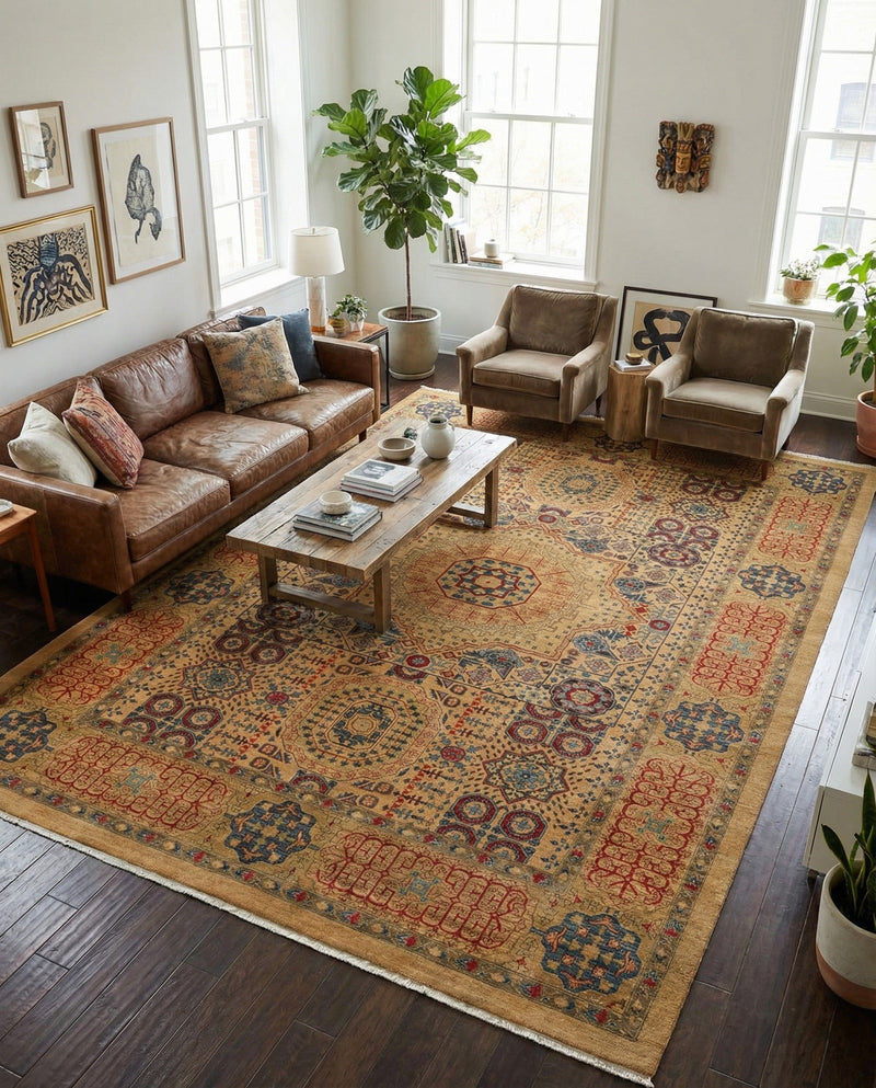 Ottoman Elegance Collection Area Rug -  Ephesus Rectangle Beige  lifestyle 16