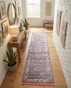 Arcadia Rugs Collection Area Rug - Eden (Pink) Runner Pink  lifestyle 73
