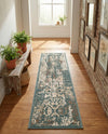 Gobi Sands Collection Area Rug - Dunhuang Runner Green  lifestyle 51