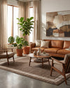 Studio Haven Collection Area Rug -  Alcove (Light Brown) Rectangle Light Brown  lifestyle 15
