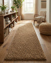 Plush Oasis Collection Area Rug - Serenity (Sandy Brown) Runner Sandy Brown  lifestyle 73