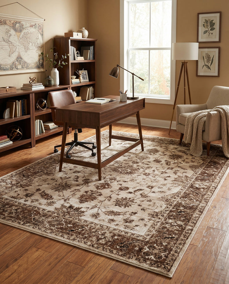 Andes Summit Collection Area Rug -  Aconcagua Rectangle Cream  lifestyle 18