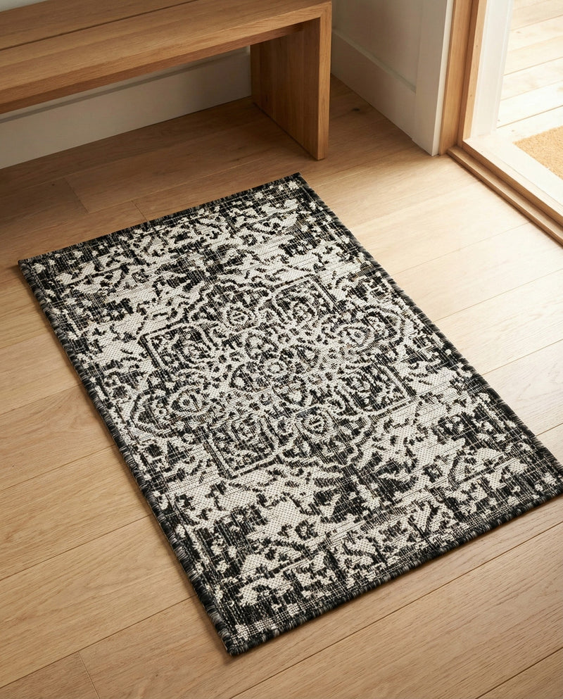 Urban Oasis Rugs Collection Area Rug -  Penthouse (Charcoal Gray) Rectangle Charcoal Gray  lifestyle 8