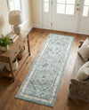 Adriana Terrace Collection Area Rug - Capri (Aqua) Runner Aqua  lifestyle 26