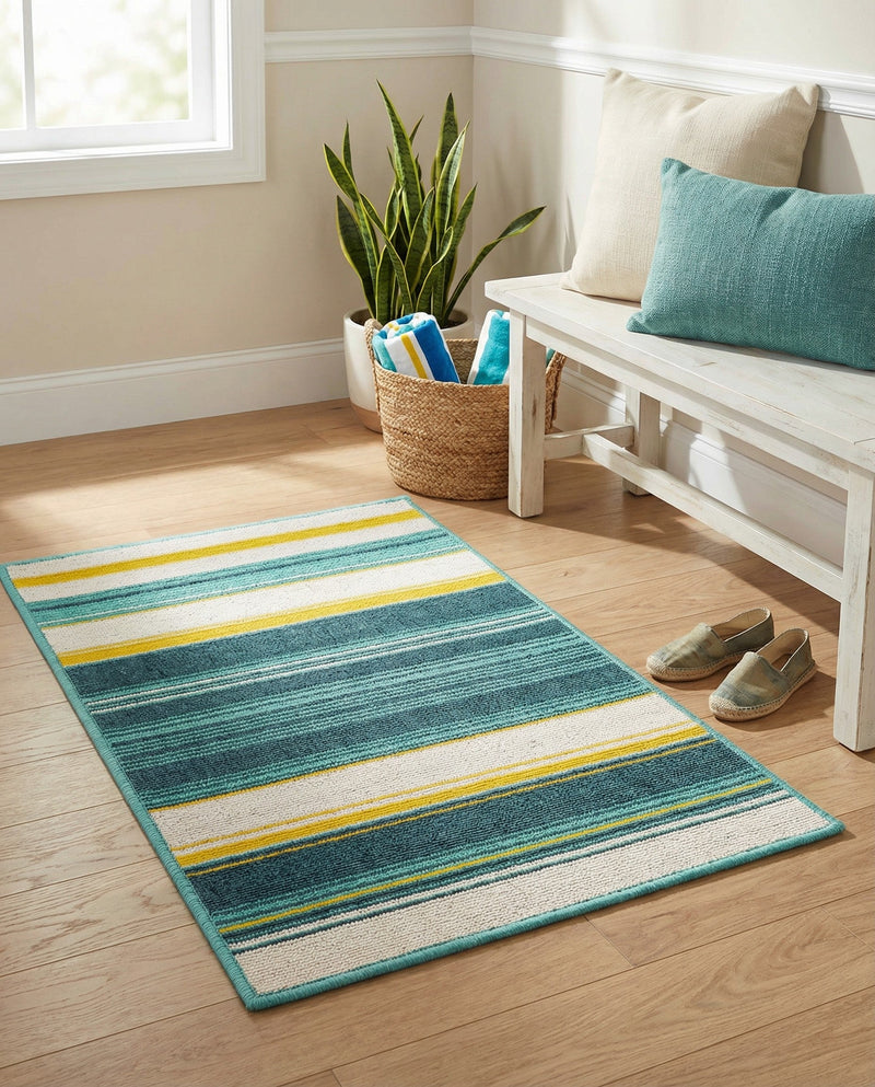 Terrace Fringe Collection Area Rug -  Veranda Rectangle Multi  lifestyle 23
