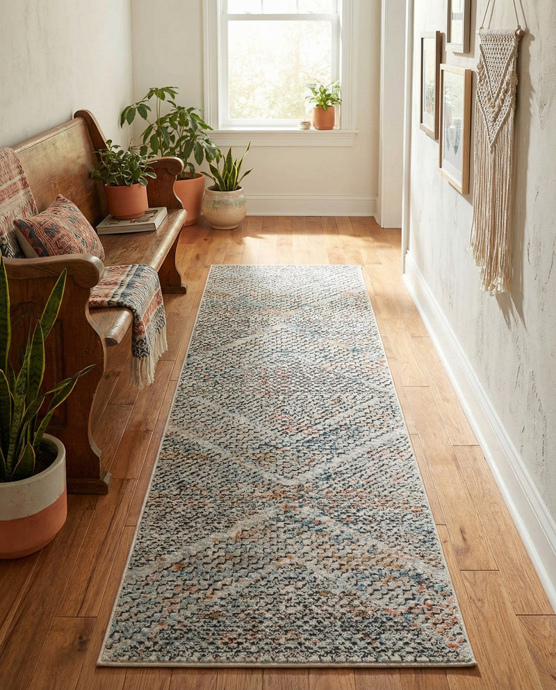 Dresden Elegance Collection Area Rug -  Freiberg Runner Multi  lifestyle 63