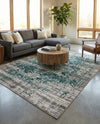 Copenhagen Comfort Collection Area Rug -  Odense Rectangle Blue  lifestyle 13