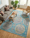 Arcadia Rugs Collection Area Rug -  Atlantis (Blue) Rectangle Blue  lifestyle 7