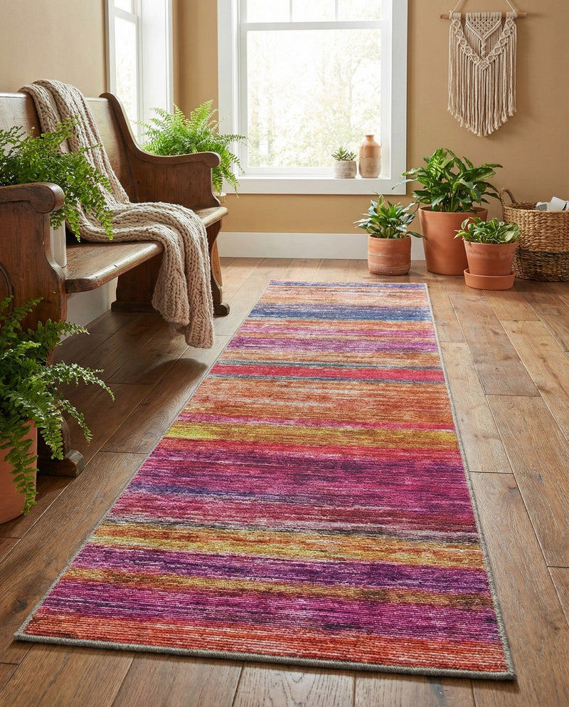 Sahara Essence Collection Area Rug - Oasis (Multi) Runner Multi  lifestyle 66