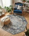 Georgetown Rugs Collection Area Rug - Dupont (Gray) Octagon Gray  lifestyle 74