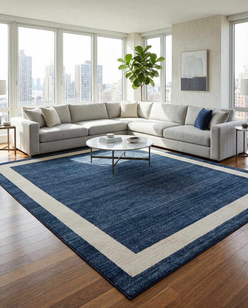 Studio Haven Collection Area Rug -  Alcove (Navy Blue) Rectangle Navy Blue  lifestyle 15
