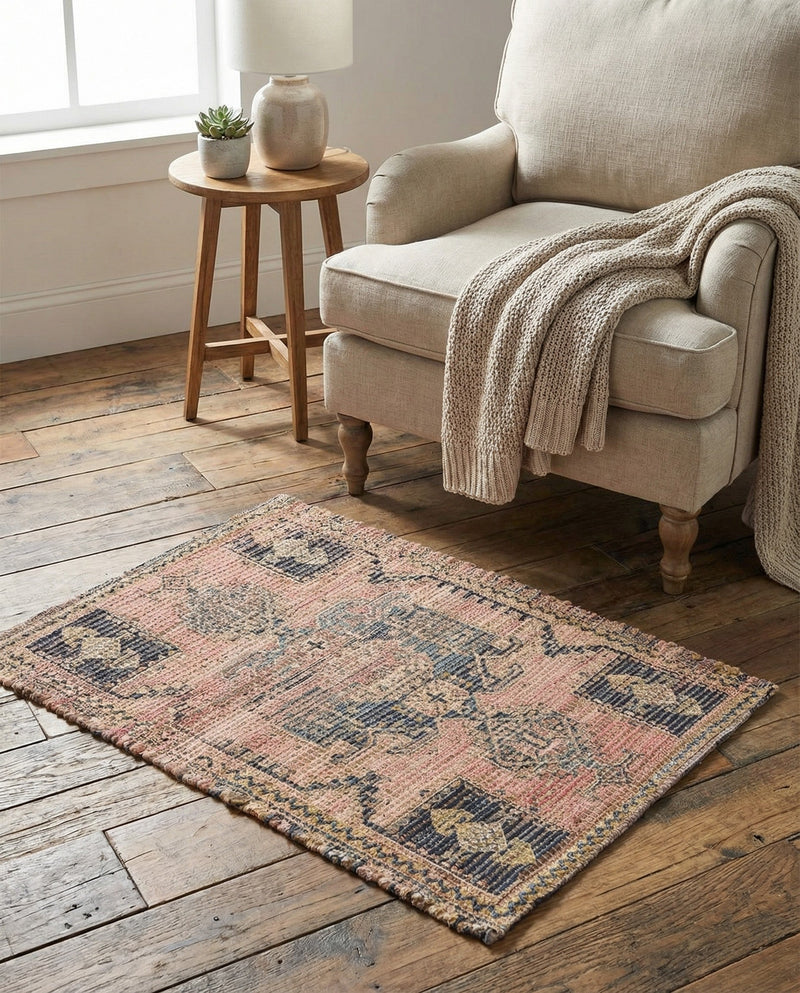Savannah Threads Collection Area Rug -  Sonoran Rectangle Antique Red  lifestyle 4