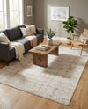 Metro Heights Collection Area Rug -  Flatiron Rectangle Beige  lifestyle 40