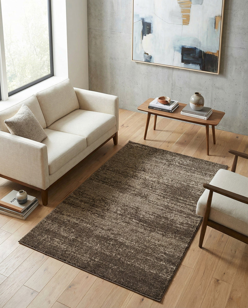 Studio Haven Collection Area Rug -  Gallery (Brown) Rectangle Brown  lifestyle 15