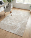 Riviera Elegance Collection Area Rug -  Monaco (Beige) Rectangle Beige  lifestyle 10
