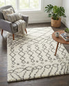 Casablanca Comfort Collection Area Rug -  Fez Rectangle Pure Ivory  lifestyle 33
