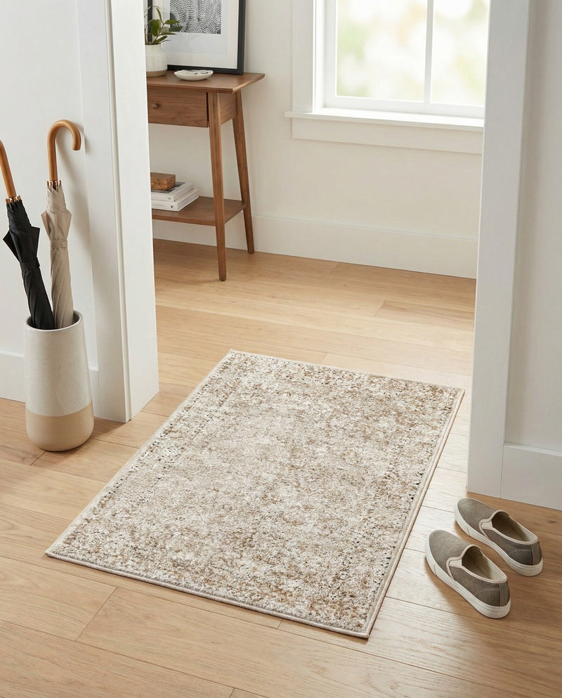 Coastal Manor Collection Area Rug -  Marina Rectangle Beige  lifestyle 33