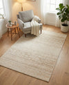 Jewel Oasis Collection Area Rug - Sapphire (Ivory) Rectangle Ivory  lifestyle 14