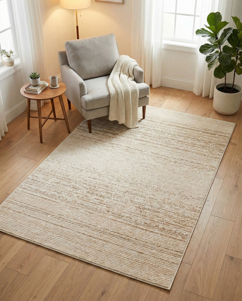 Jewel Oasis Collection Area Rug - Sapphire (Ivory) Rectangle Ivory  lifestyle 14