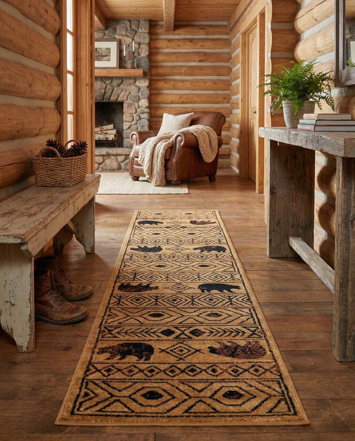 Frontier Trails Collection Area Rug -  Sedona Runner Cedar  lifestyle 65