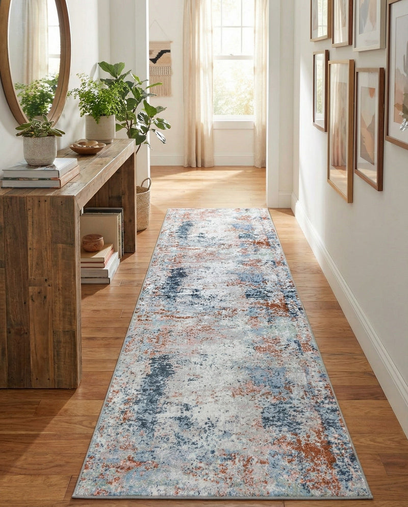 Aegean Elegance Washables Collection Area Rug -  Ithaca Runner Multi  lifestyle 57
