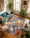 Meadow Breeze Collection Area Rug -  Daffodil Rectangle Multi  lifestyle 7