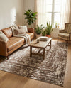 Sanctuary Retreat Collection Area Rug -  Asylum Rectangle Chocolate Brown  lifestyle 21