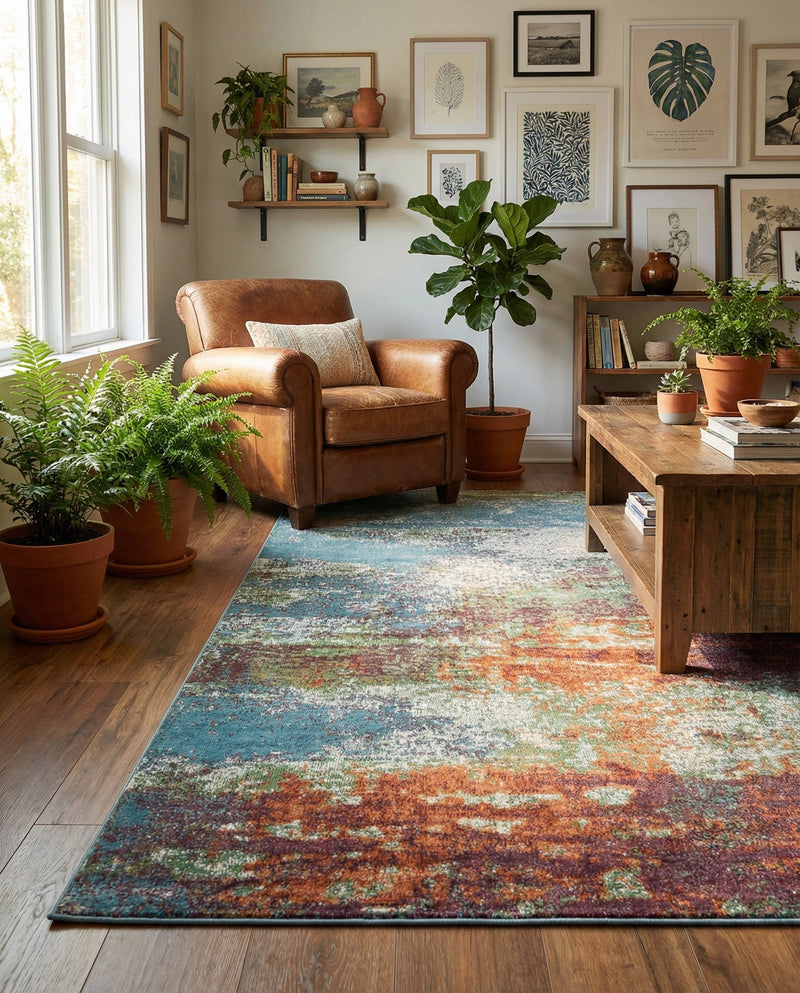 Arcadia Rugs Collection Area Rug -  Avalon Rectangle Multi  lifestyle 22
