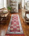 Arcadia Rugs Collection Area Rug - Eden (Red) Runner Red  lifestyle 80