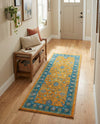 Casablanca Tapestry Collection Area Rug -  Marrakech (Sunshine Yellow) Runner Sunshine Yellow  lifestyle 25