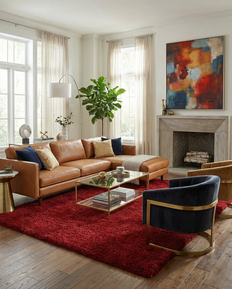 Majestic Manor Collection Area Rug - Versailles (Lipstick) Rectangle Lipstick  lifestyle 27
