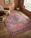 Zahara Oasis Collection Area Rug -  Essaouira Rectangle Rust Red  lifestyle 11