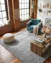 Alpine Plush Collection Area Rug - Verbier Rectangle LGrey  lifestyle 27