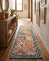 Brighton Terrace Collection Area Rug -  Rottingdean (Multi) Runner Multi  lifestyle 35