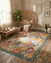 Brighton Terrace Collection Area Rug -  Rottingdean (Multi) Rectangle Multi  lifestyle 23