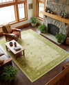 Horizon Collection Area Rug -  Apex (Light Green) Rectangle Light Green  lifestyle 12