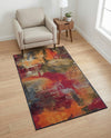 Urban Terrace Collection Area Rug -  Atrium Rectangle Multi  lifestyle 25