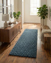 Alpine Plush Collection Area Rug -  Cortina (Marine Blue) Runner Marine Blue  lifestyle 70