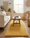 Alpine Plush Collection Area Rug -  Cortina (Sun Yellow) Runner Sun Yellow  lifestyle 70