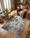 Copenhagen Comfort Collection Area Rug -  Roskilde Rectangle Gray  lifestyle 19