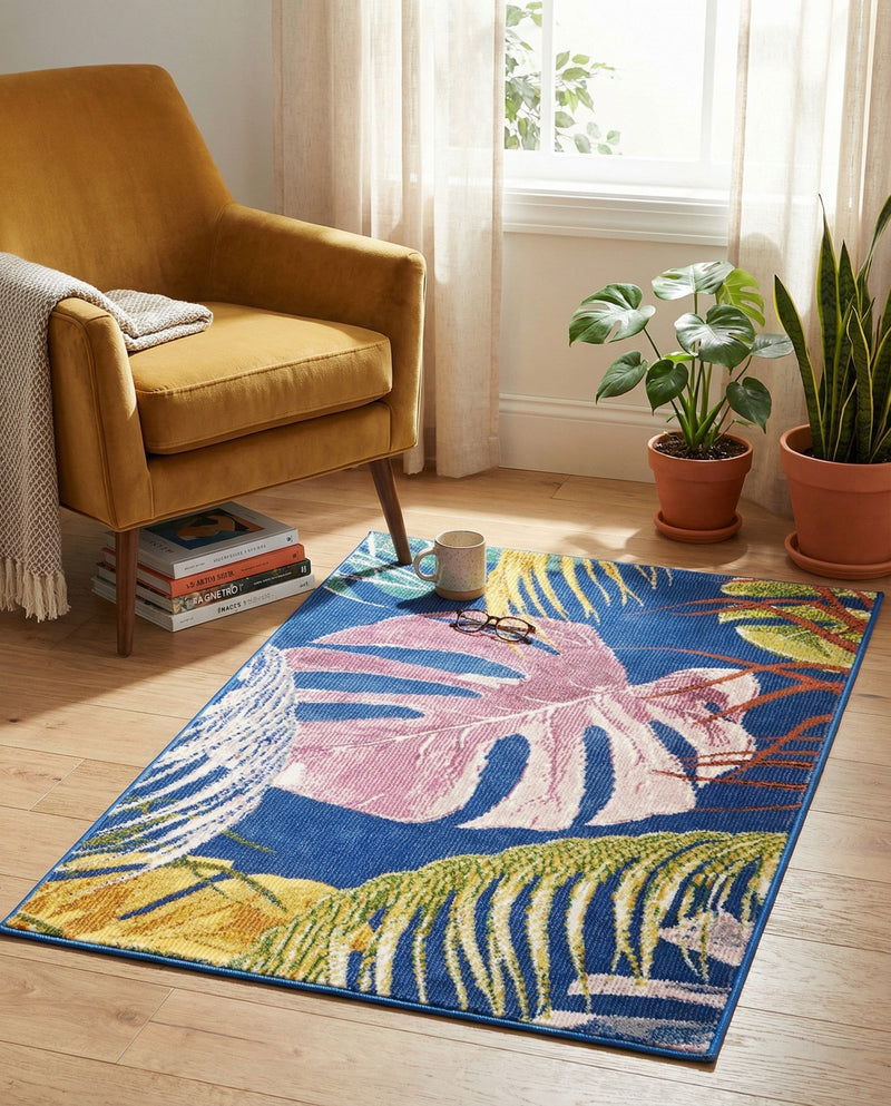 Meadow Breeze Collection Area Rug -  Clover Rectangle Multi  lifestyle 8