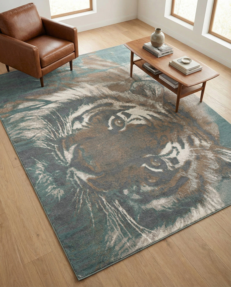 Savannah Sojourn Collection Area Rug -  Okavango Rectangle Multi  lifestyle 14
