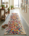 Marrakesh Elegance Collection Area Rug -  Azilal Runner Multi  lifestyle 74