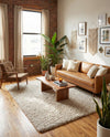 Eternal Plush Oasis Collection Area Rug -  Tranquility (Linen) Rectangle Linen  lifestyle 23