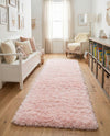 Eternal Plush Oasis Collection Area Rug -  Tranquility (Pink Lace) Runner Pink Lace  lifestyle 69