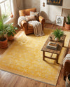 Bazaar Chic Collection Area Rug - Marrakech Rectangle Yellow  lifestyle 7