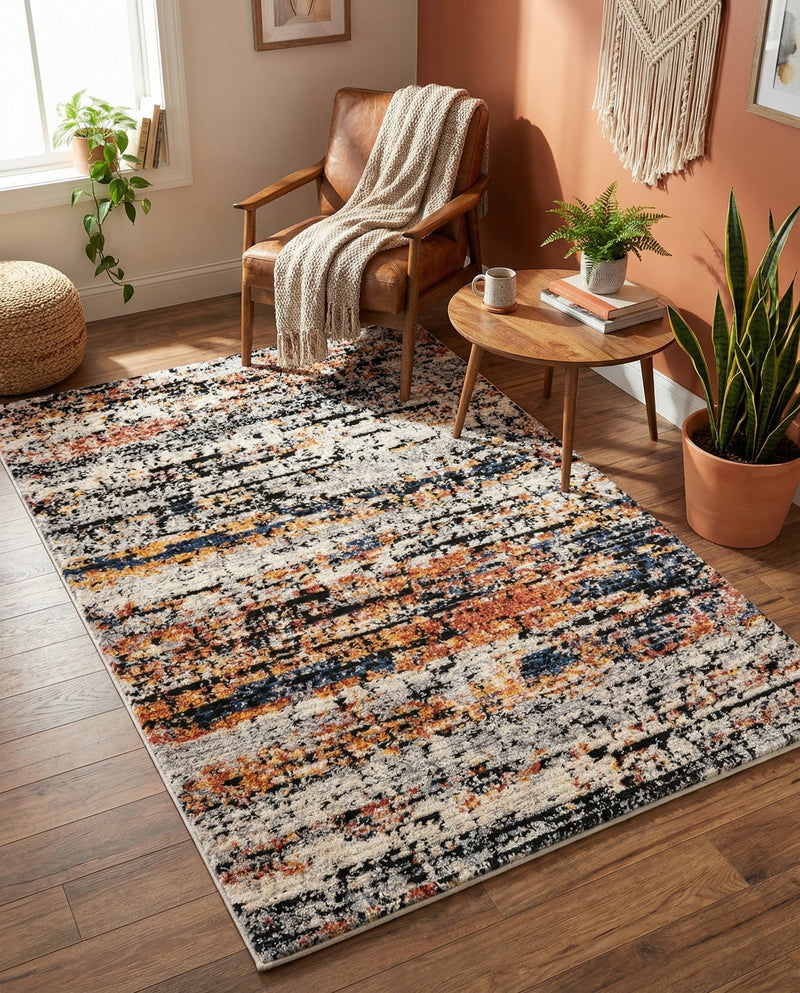 Santa Fe Trails Collection Area Rug -  Chaparral Rectangle Multi  lifestyle 27