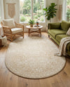 Andes Summit Collection Area Rug -  Lanín Oval Beige  lifestyle 52